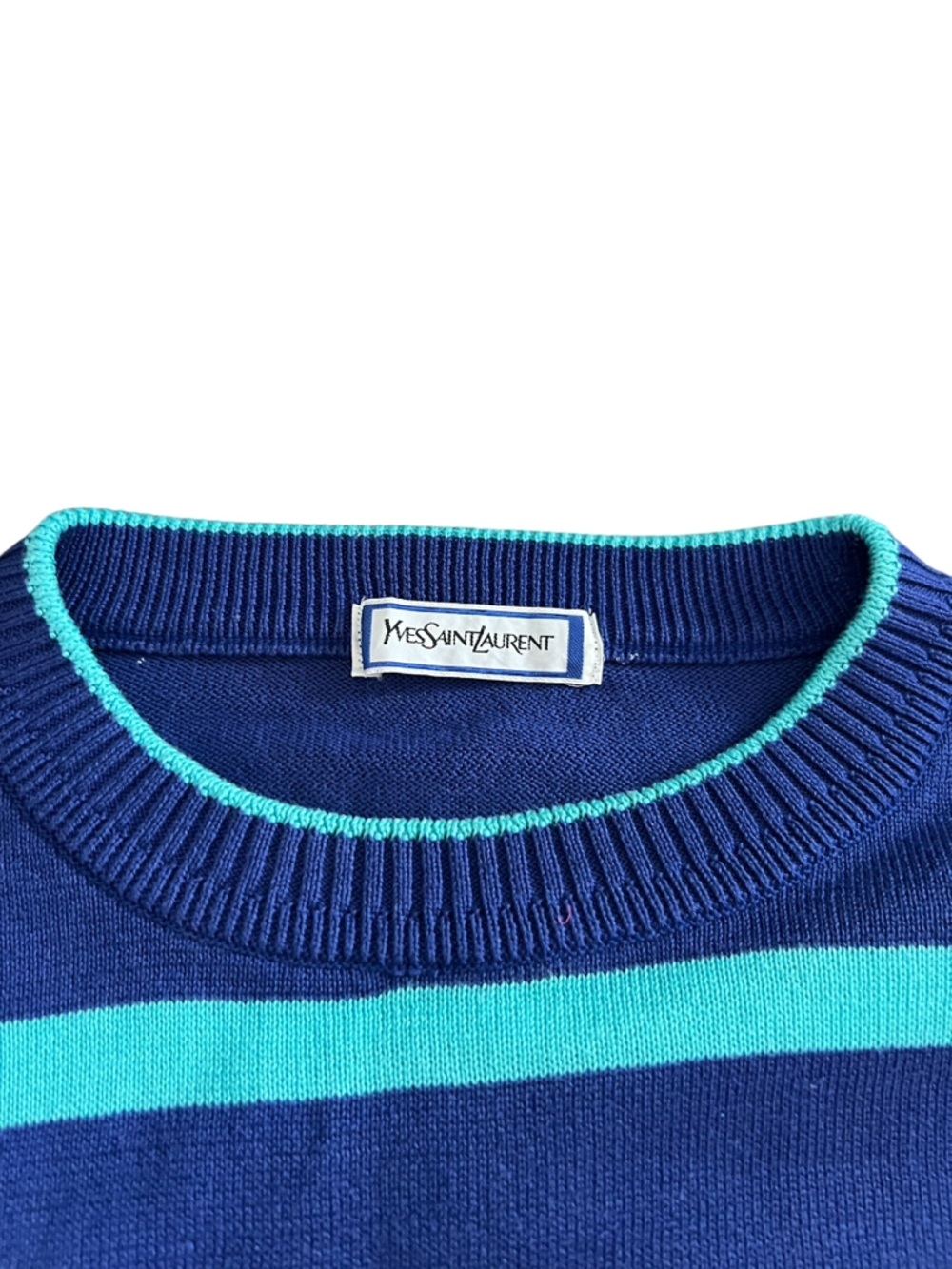 YVES SAINT LAURENT Vintage Nautical Sweater - size L - Picture 2 of 12